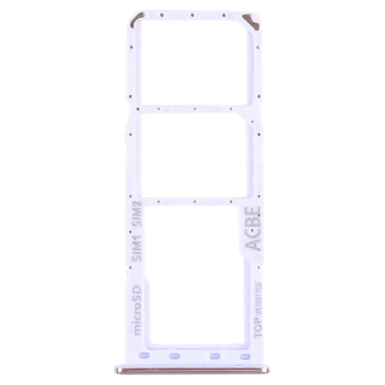 Voor Samsung Galaxy A32 SM-A325 SIM-kaartlade + SIM-kaartlade + Micro SD-kaartlade (paars)