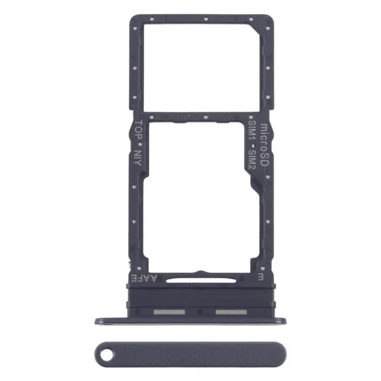 Voor Samsung Galaxy A16 SM-A165F Originele SIM-kaartlade + SIM-/Micro SD-kaartlade (zwart)