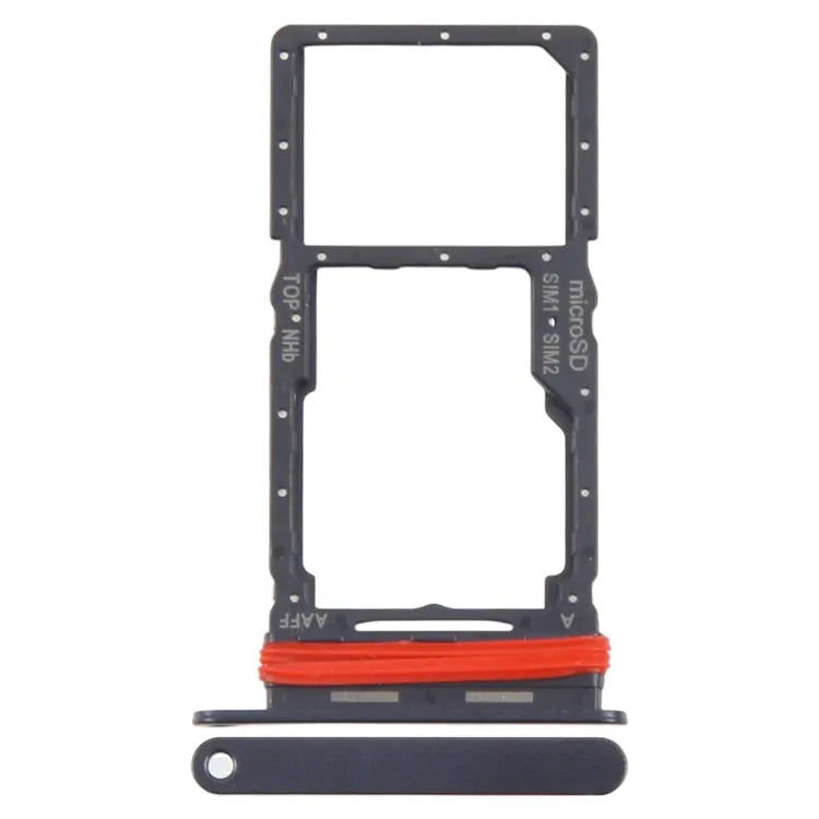 Voor Samsung Galaxy A16 5G SM-A166B Originele SIM-kaartlade + SIM-kaartlade / Micro SD-kaartlade (zwart)