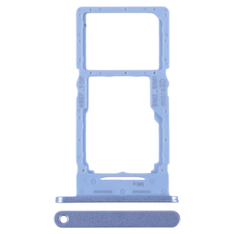 Voor Samsung Galaxy A25 5G SM-A256B Originele SIM-kaarthouder + SIM-kaarthouder / Micro SD-kaarthouder (blauw)