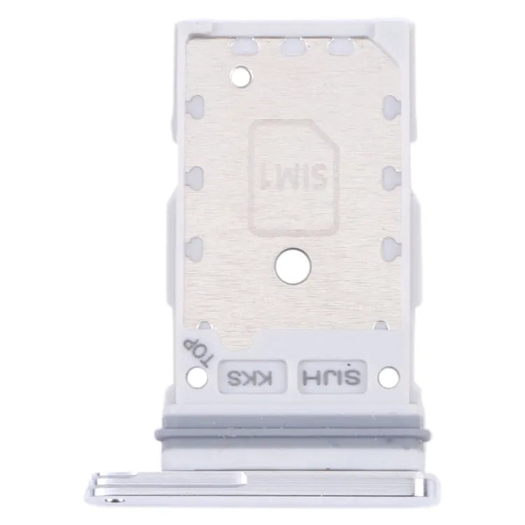 Voor Samsung Galaxy S22 Ultra 5G SM-S908B Originele SIM-kaartlade + SIM-kaartlade (wit)