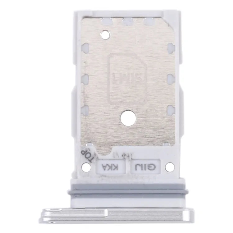 Voor Samsung Galaxy S21 FE 5G SM-G990B Originele SIM-kaartlade + SIM-kaartlade (wit)