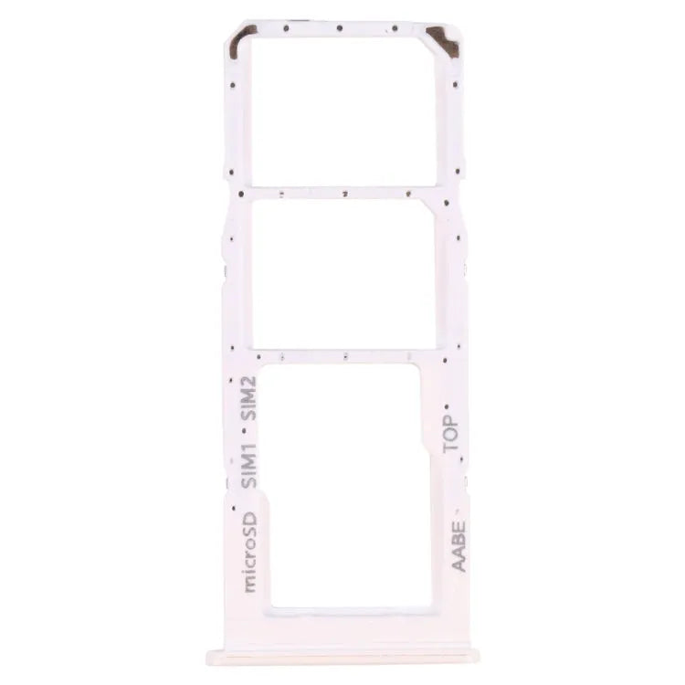 Voor Samsung Galaxy A12 SM-A125 SIM-kaartlade + SIM-kaartlade + Micro SD-kaartlade (wit)