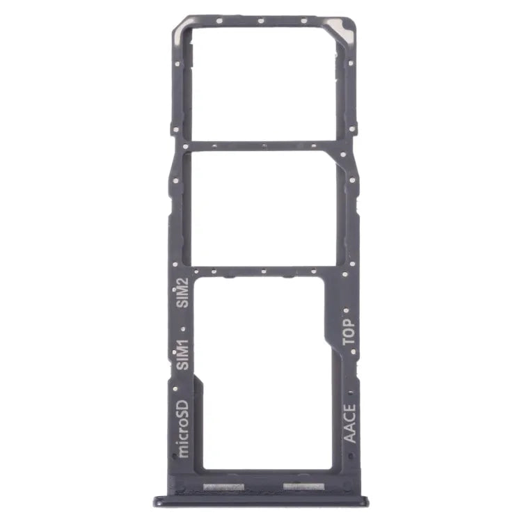 Voor Samsung Galaxy A13 SM-A135 Originele Sim-kaart Lade + Sim-kaart Lade + Micro SD-kaart Lade (Zwart)