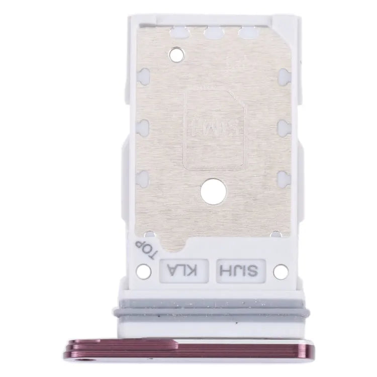 Voor Samsung Galaxy S22 Ultra 5G SM-S908B Originele Sim-kaart Lade + Sim-kaart Lade (Paars)