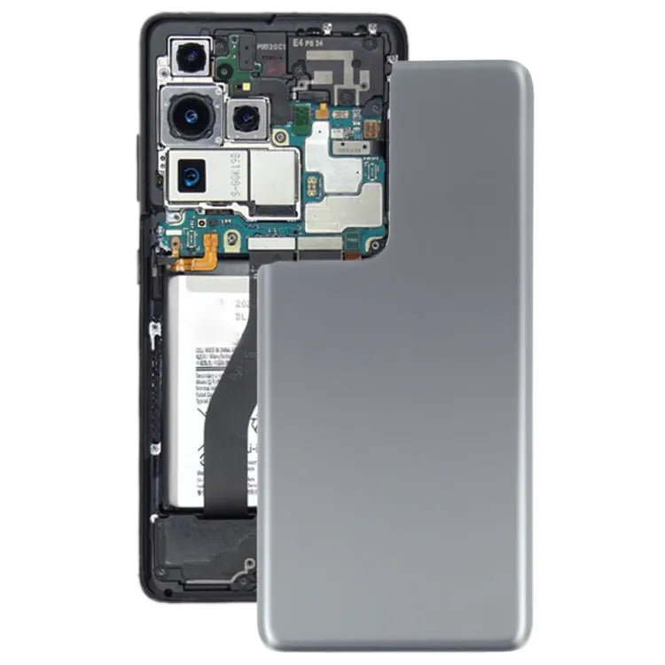 Voor Samsung Galaxy S21 Ultra 5G batterij achterkant (grijs)