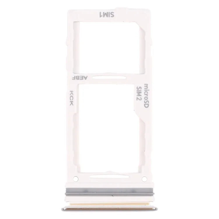 Voor Samsung Galaxy A52 SM-A525 SIM-kaartlade + SIM-kaartlade / Micro SD-kaartlade (zilver)