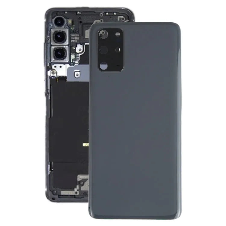 Batterijachterklep met cameralensframe voor Samsung Galaxy S20+ (grijs)