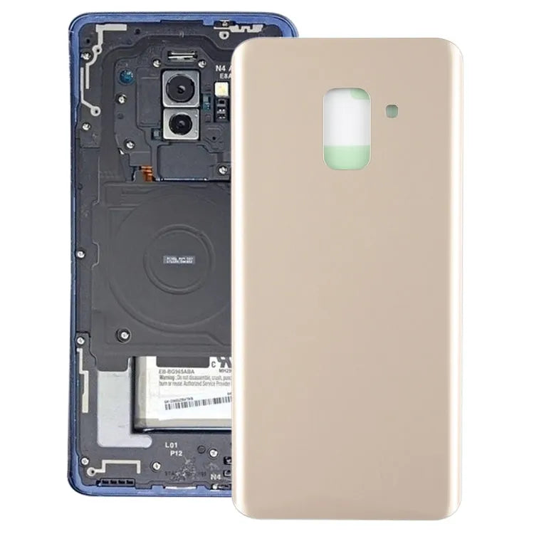 Voor Galaxy A8 (2018) / A530 achterkant (goud)