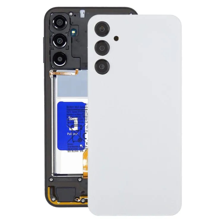 Batterijachterklep met cameralensframe voor Samsung Galaxy A24 SM-A245 (zilver)