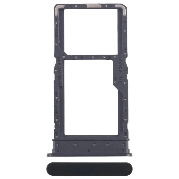 Voor Samsung Galaxy A06 5G SM-A066B Originele SIM + SIM / Micro SD-kaartlade (zwart)