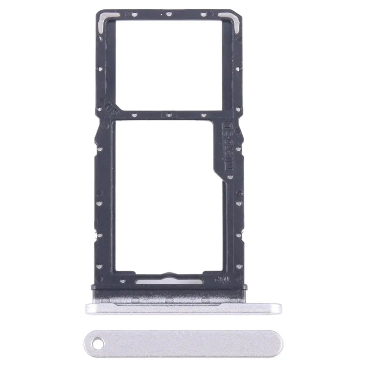 Voor Samsung Galaxy Tab A9 SM-X115 Originele SIM + Micro SD-kaarthouder (zilver)