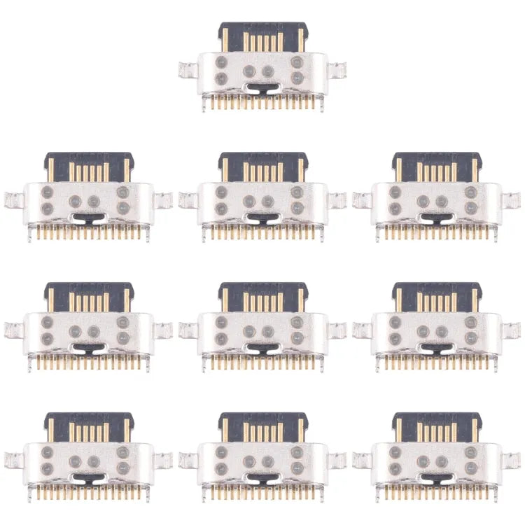 Voor Samsung Galaxy A05s SM-A057F 10 stuks originele oplaadpoortconnector