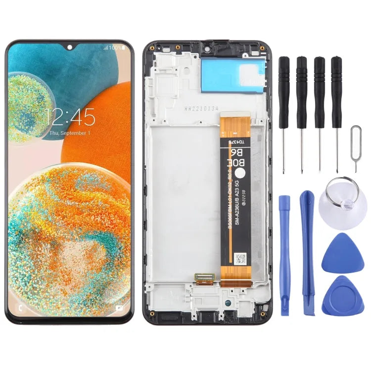 Voor Samsung Galaxy A23 5G SM-A236B OEM LCD-scherm Digitizer volledige montage met frame