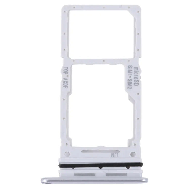 Voor Samsung Galaxy A34 SM-A346 Originele SIM-kaartlade + SIM / Micro SD-kaartlade (zilver)