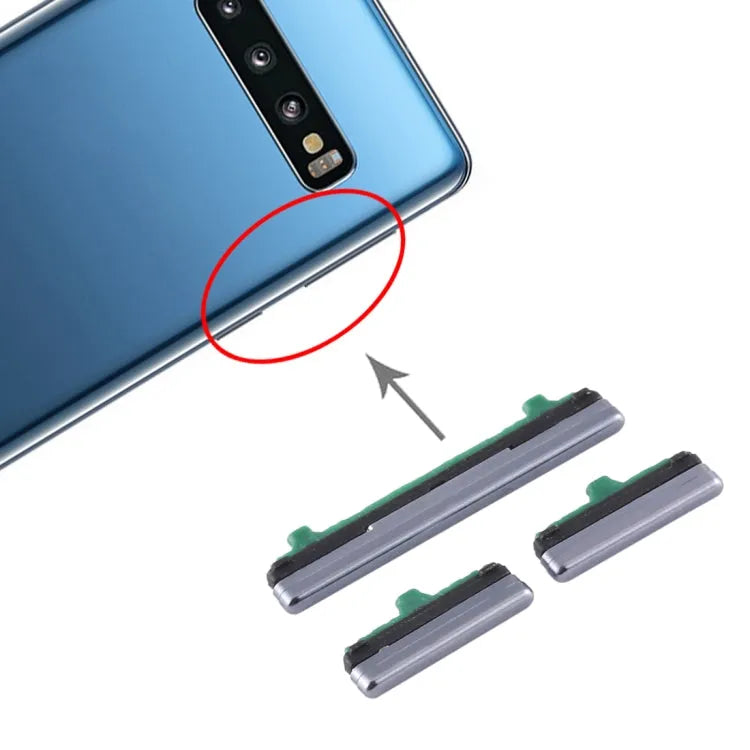 Voor Samsung Galaxy S10 5G aan / uit-knop en volumeknop (zwart)