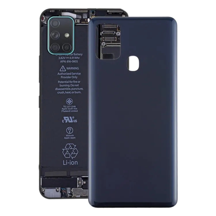 Voor Samsung Galaxy A21s Batterij Back Cover (Zwart)