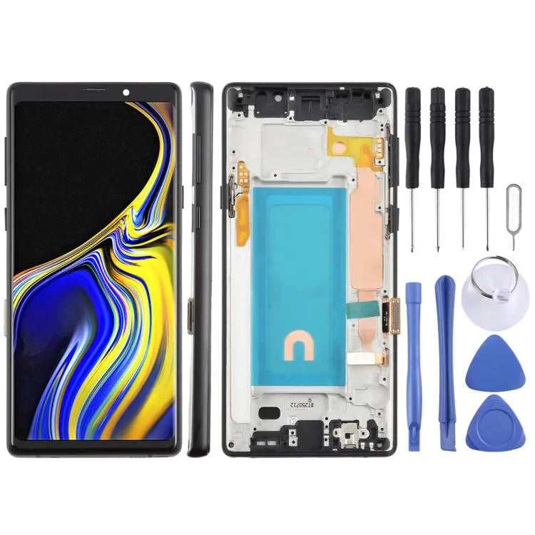 Voor Samsung Galaxy Note9 SM-N960F 6,33 inch TFT LCD-schermdigitizer, volledige montage met frame (zwart)