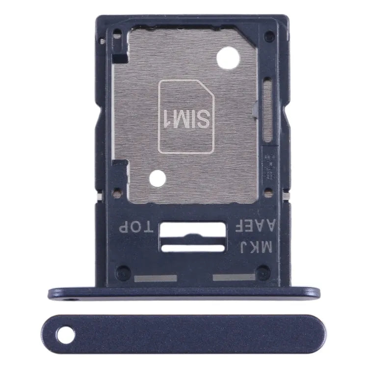 Voor Samsung Galaxy A15 5G SM-A156B SIM + SIM / Micro SD-kaarthouder (zwart)