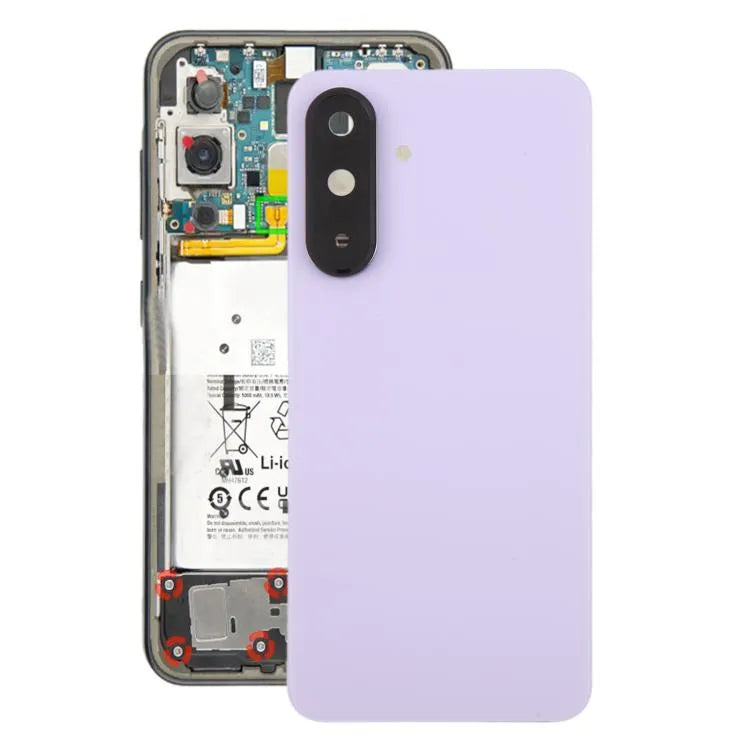 Originele Samsung Galaxy A36 SM-A366B batterij-achterklep met cameralensframe (paars)