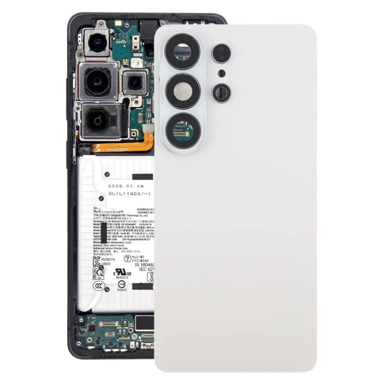 Originele batterij-achterklep met cameralensframe voor Samsung Galaxy S26 Ultra SM-S948B (wit)