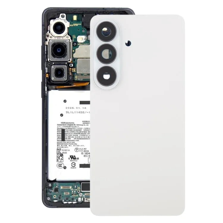 Originele Samsung Galaxy S26 SM-S942B batterij-achterklep met cameralensframe (wit)