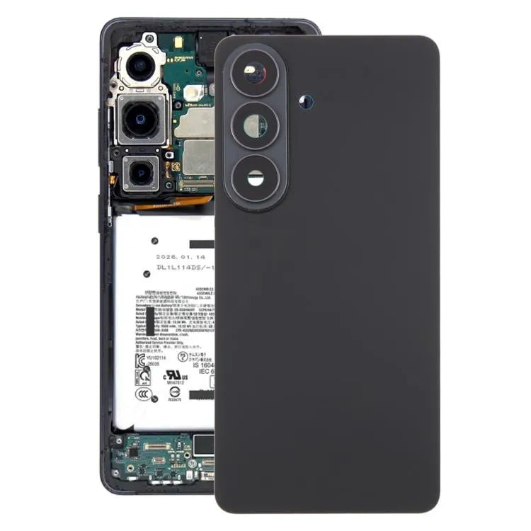 Originele Samsung Galaxy S26 SM-S942B batterij-achterklep met cameralensframe (zwart)