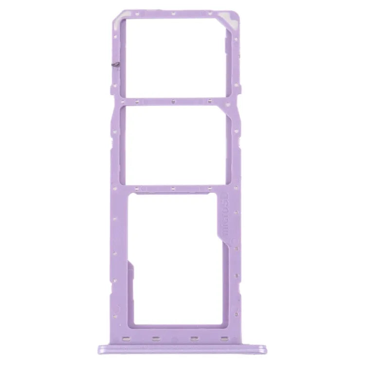 Voor Samsung Galaxy M04 SM-M045F Originele SIM-kaartlade + SIM-kaartlade + Micro SD-kaartlade (paars)