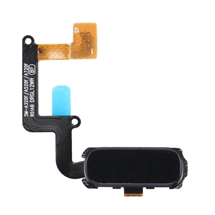 Home Button Flexkabel met vingerafdrukidentificatie voor Galaxy A3 (2017) / A320 & A5 (2017) / A520 & A7 (2017) / A720 (zwart)