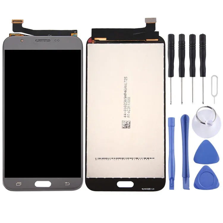 Origineel LCD-scherm + origineel aanraakpaneel voor Galaxy J7 V / J7 Perx, J727V, J727P (grijs)