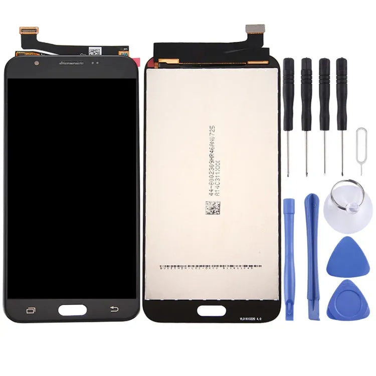 Origineel LCD-scherm + origineel aanraakpaneel voor Galaxy J7 V / J7 Perx, J727V, J727P (zwart)