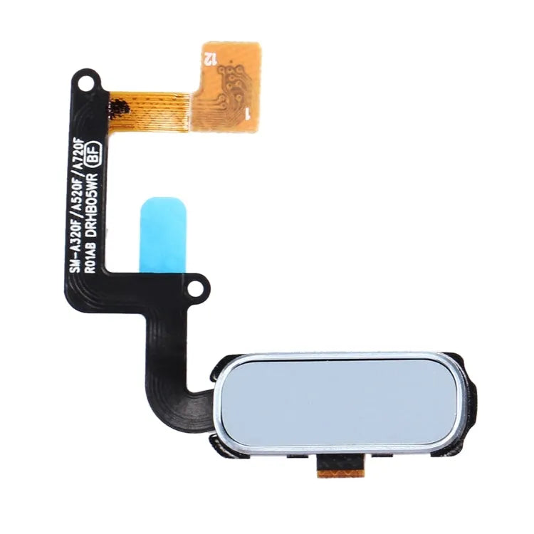 Home Button Flexkabel met vingerafdrukidentificatie voor Galaxy A3 (2017) / A320 & A5 (2017) / A520 & A7 (2017) / A720 (blauw)