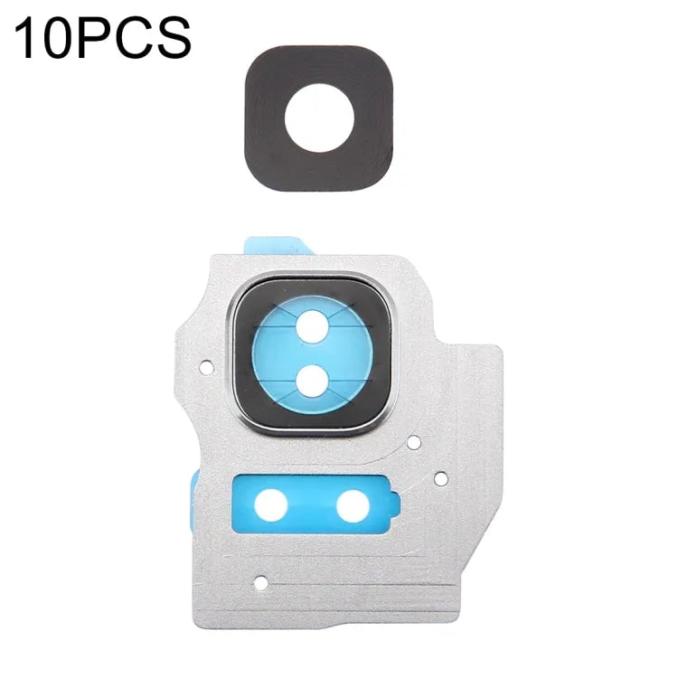 Voor Galaxy S8+ / G955 10 stuks camera lensdop (zilver)