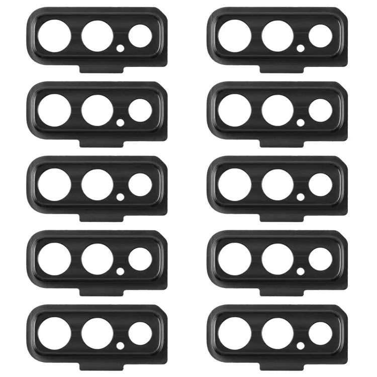 Voor Galaxy A7 (2018) A750F/DS 10 stuks camera lensdop (zwart)