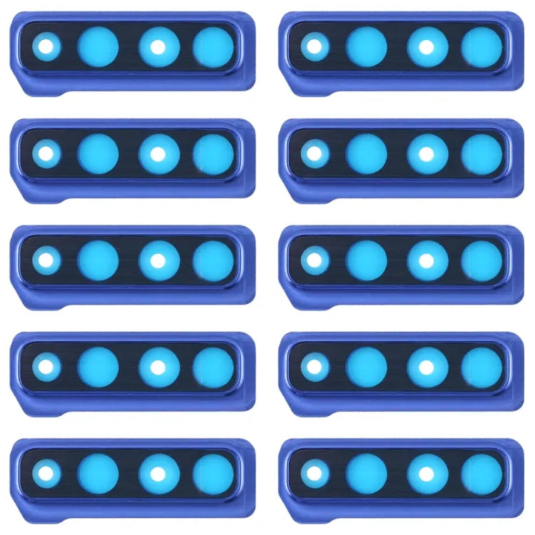 Voor Galaxy A9 (2018) A920F/DS 10 stuks camera lensdop (blauw)
