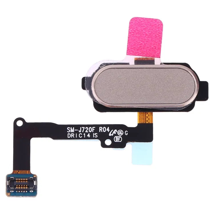 Voor Galaxy J7 Duo SM-J720F Vingerafdruksensor Flexkabel (Goud)