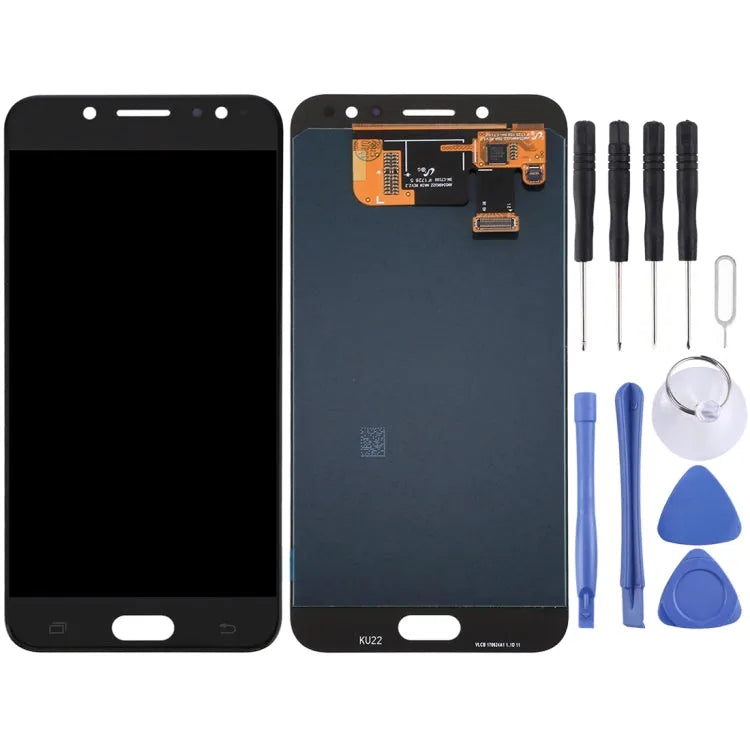 Lcd-scherm + aanraakpaneel voor Galaxy C8, C710F / DS, C7100 (zwart)