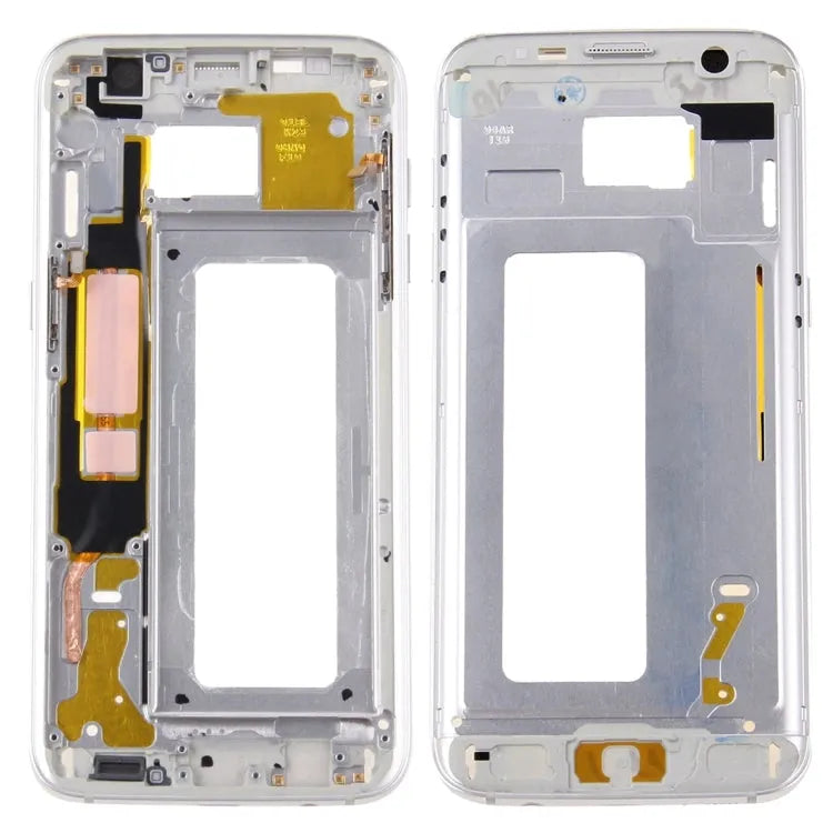 Voor Galaxy S7 Edge / G935 Front Behuizing LCD Frame Bezel Plate (Zilver)