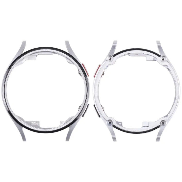Originele LCD-schermframe bezelplaat voor Samsung Galaxy Watch 4 44 mm SM-R870 (zilver)