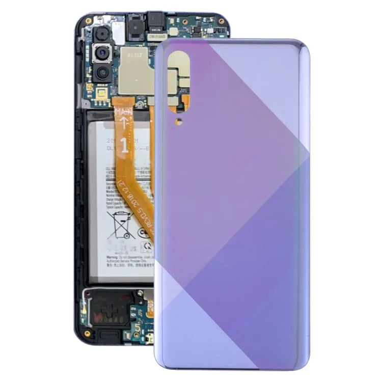 Voor Samsung Galaxy A50s Batterij Back Cover (Paars)
