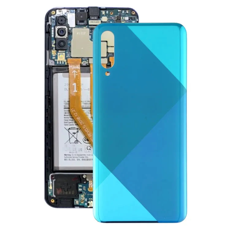 Voor Samsung Galaxy A50s Batterij Back Cover (Blauw)