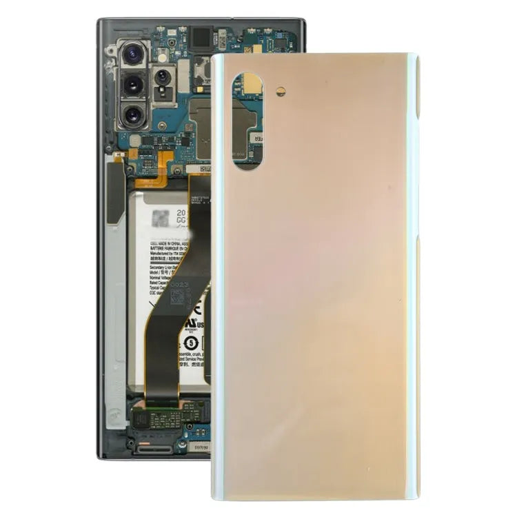 Voor Samsung Galaxy Note10 Batterij Back Cover (Zilver)