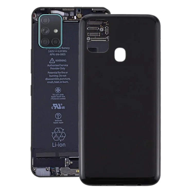 Voor Samsung Galaxy M31 / Galaxy M31 Prime batterij achterkant (zwart)
