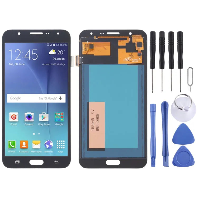 TFT-materiaal LCD-scherm en Digitizer Volledige montage voor Galaxy J7 (2015) / J700F, J700F/DS, J700H/DS, J700M, J700M/DS, J700T, J700P (zwart)