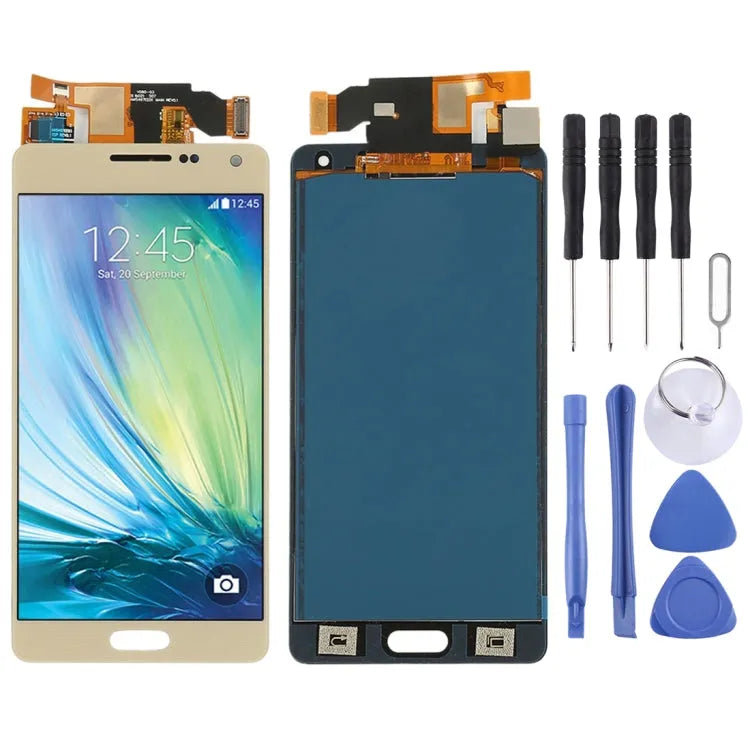 TFT LCD-scherm voor Galaxy A5, A500F, A500FU, A500M, A500Y, A500YZ met Digitizer Volledige montage (Goud)