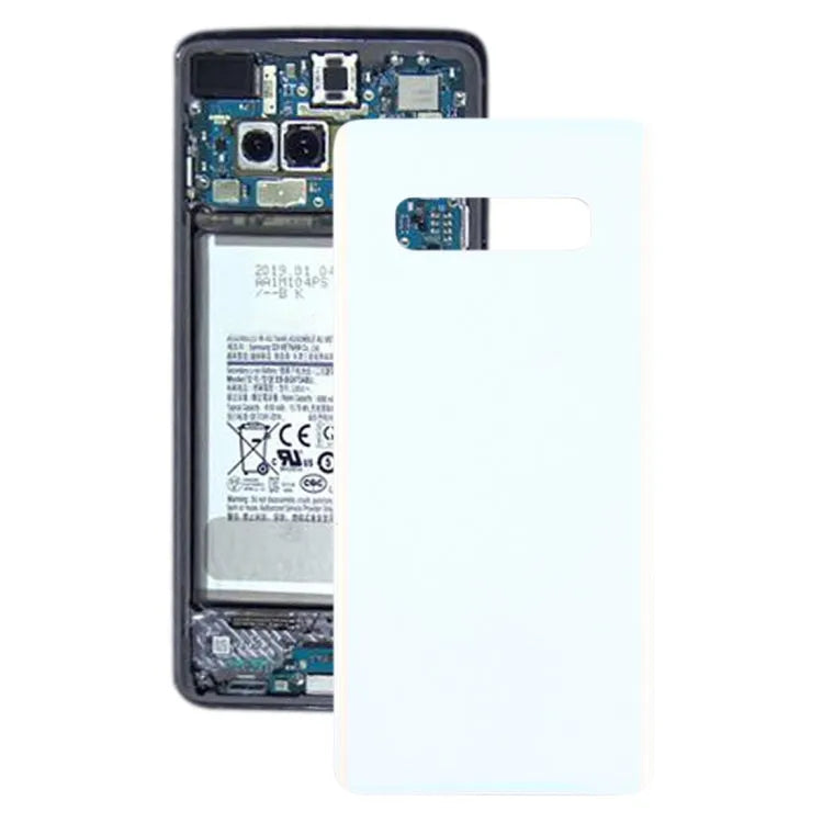 Voor Galaxy S10+ batterij achterkant (wit)