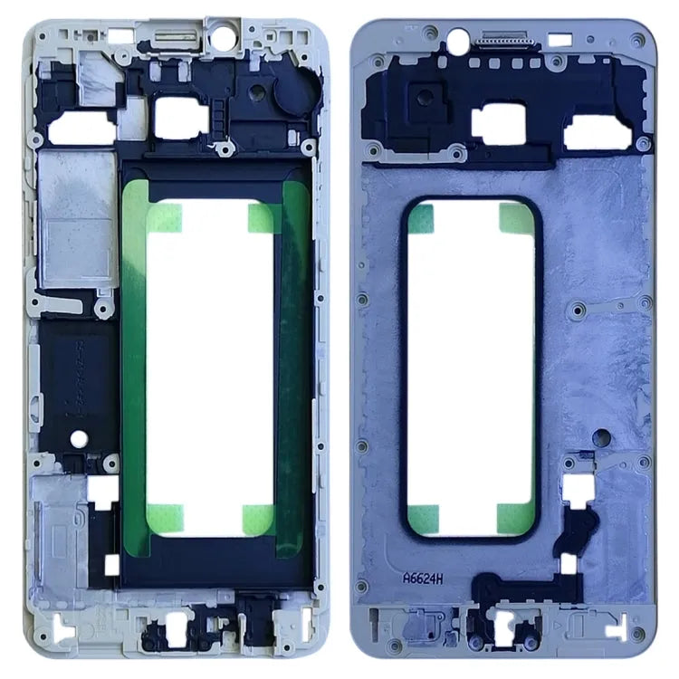 Voor Galaxy C5 Front Behuizing LCD Frame Bezel Plate (Goud)