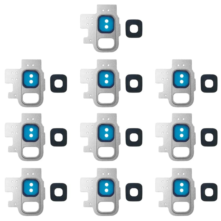 Voor Galaxy S9 / G9600 10 stuks camera lensdop (zilver)