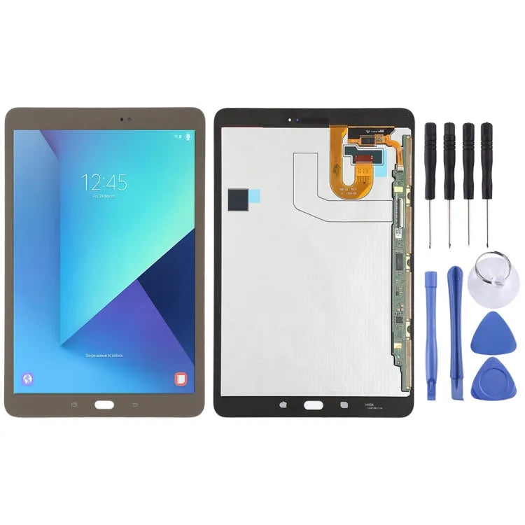 Origineel Super AMOLED LCD-scherm voor Samsung Galaxy Tab S3 9.7 T820 / T825 met Digitizer Volledige montage (grijs)