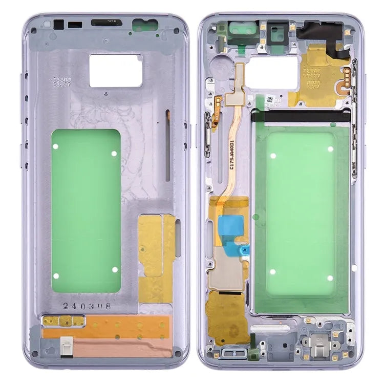 Voor Galaxy S8 / G9500 / G950F / G950A middelste framerand (grijs)
